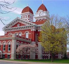 Lake County's Historic Courthouse in Crown Point, Indiana